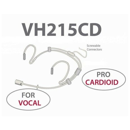 AV-Jefe VH 215CD Bl минимикрофон с оголовьем, цвет черный: характеристики и цены