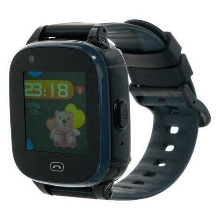 Смарт-часы Jet KID Vision 4G, цветной дисплей 1.44", SIM-карта, камера, чёрно-серые: характеристики и цены