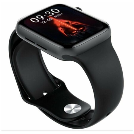 Умные часы Smart Watch MW17 Plus/смарт часы с экраном 1,7 дюйма/Беспроводная зарядка/Активное боковое колесико и кнопка/смарт-часы 44mm/черные: характеристики и цены
