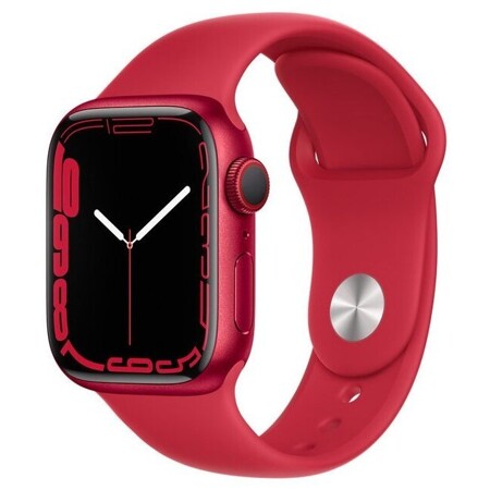 Apple Watch Series 7 41mm GPS + Cellular Aluminium with Sport Band, (PRODUCT)RED: характеристики и цены