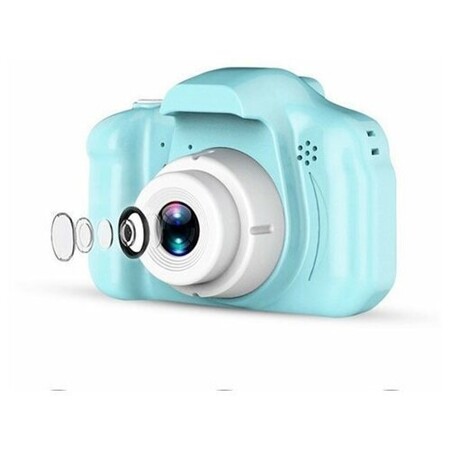 Детская мини-камера Gift Digital Camera 1080P Projection Video Camera Синий: характеристики и цены