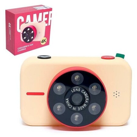 Детский фотоаппарат "Профи камера", цвета бежевый: характеристики и цены