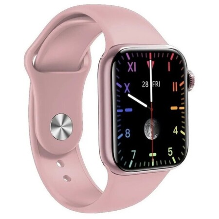 TWS PRO Смарт часы Smart Watch 7 серии "LN 6" HD+ 45mm Розовые: характеристики и цены