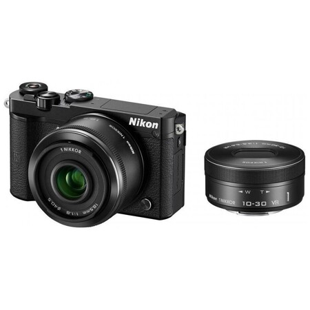 Nikon mirrorless single-lens Nikon1 J5 double lens kit black J5WLKBK: характеристики и цены