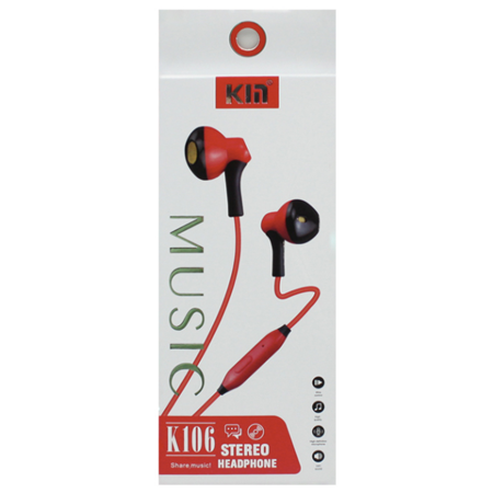 Наушники с микрофоном KIN-K-103: характеристики и цены