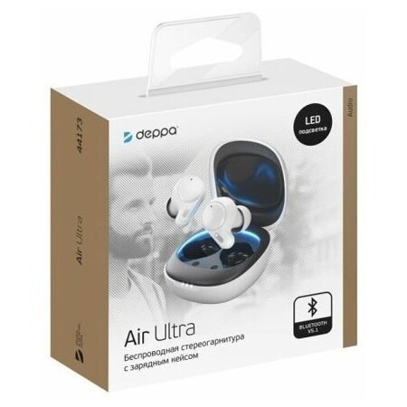Deppa Air Ultra TWS с микрофоном 44173: характеристики и цены