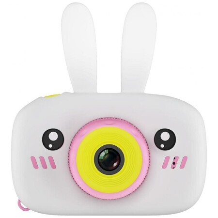 GSMIN Fun Camera Rabbit с играми, без встроенной памяти (Бело-розовый): характеристики и цены