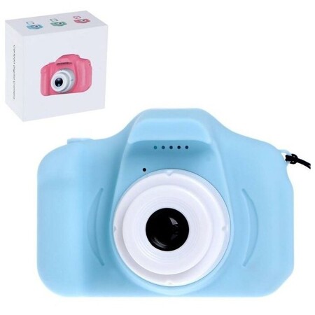 Детский фотоаппарат "Маленький фотограф", цвет голубой: характеристики и цены