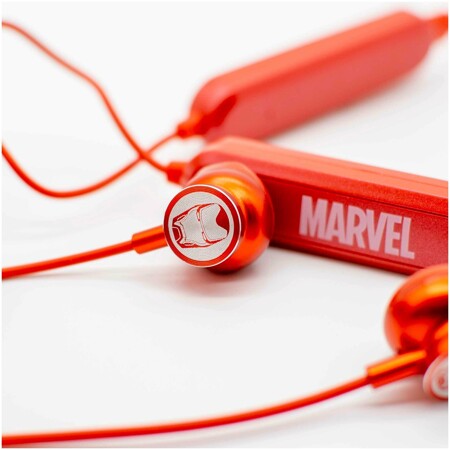 Qupi Bluetooth-наушники внутриканальные Marvel Iron Man, red: характеристики и цены