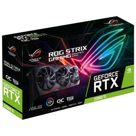 ASUS ROG Strix GeForce RTX 2080 Ti OC 11GB (ROG-STRIX-RTX2080TI-O11G-GAMING): характеристики и цены