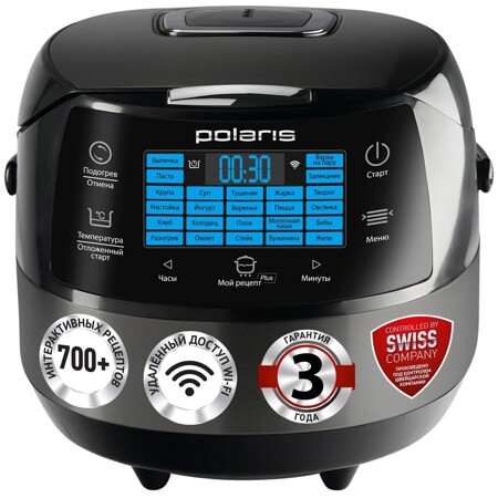 Polaris PMC 5040 Wi-Fi IQ Home Черный: характеристики и цены