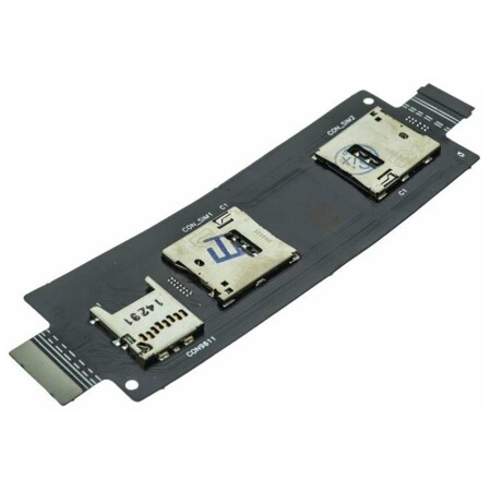 Шлейф для Asus ZenFone 2 (ZE550ML/ZE551ML) + разъемы сим + считыватель карты памяти: характеристики и цены