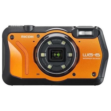 Водонепроницаемый фотоаппарат WG-6 GPS оранжевый: характеристики и цены