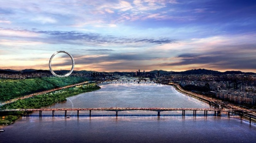 Круглое чудо: в Сеуле показали самое большое колесо обозрения в виде кольца