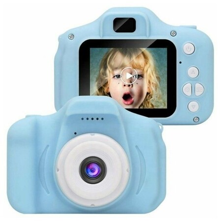 Детский цифровой мини фотоаппарат, Голубой: характеристики и цены