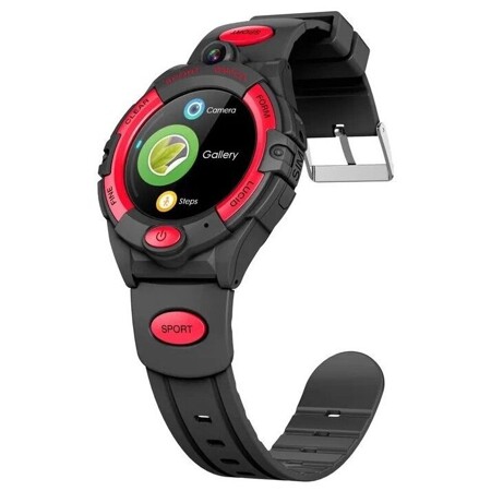 LEMFO I10 спортивные 4G, с видеозвонком, водонепроницаемые, черно-красные: характеристики и цены