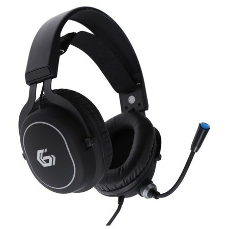 Gembird MHS-GX20, игровые, полноразмерные, микрофон, мембрана 50 мм, 2.1 м, черные: характеристики и цены
