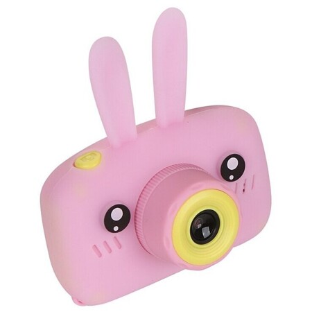 Фотоаппарат детский Маленький Фотограф "Заяц" с играми / Детская камера с ушками / Розовой: характеристики и цены