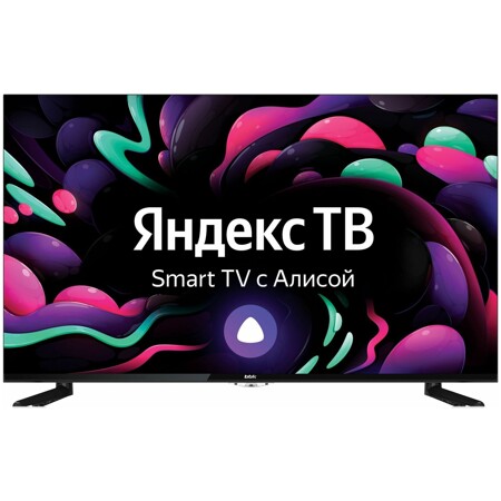 BBK Яндекс. ТВ 43LEX-8287/UTS2C, 43", LED, 4K Ultra HD, черный: характеристики и цены