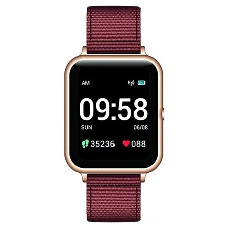 Lenovo S2 1.4Inch Smart Watch Fitness Tracker Heart Rate Sleep Monitor Водонепроницаемы Bluetooth Советы по вызову SmartWatch Red: характеристики и цены