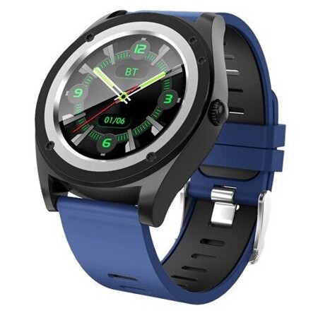 IRBIS RADIUS with SIM card smart watch 1.54 round screen blue color: характеристики и цены