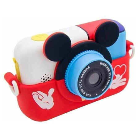 Детский фотоаппарат Mickey Mouse (красный): характеристики и цены