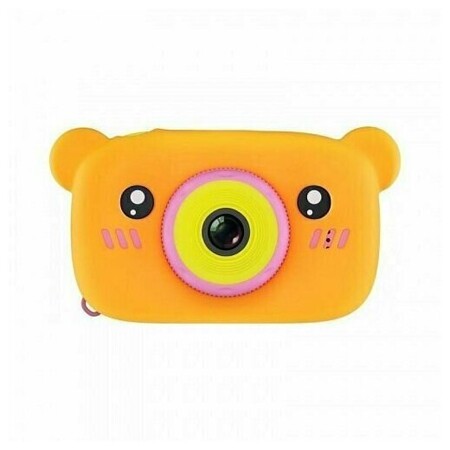 Детский цифровой фотоаппарат камера "Мишка", оранжевый: характеристики и цены
