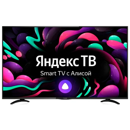 Yuno 43" ULX-43UTCS3234 Яндекс. ТВ черный 4K Ultra HD 50Hz DVB-T2 DVB-C DVB-S2 USB WiFi Smart TV (RUS): характеристики и цены