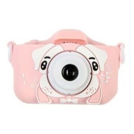 Детский цифровой фотоаппарат Собачка Розовый / Kids Camera Pink: характеристики и цены