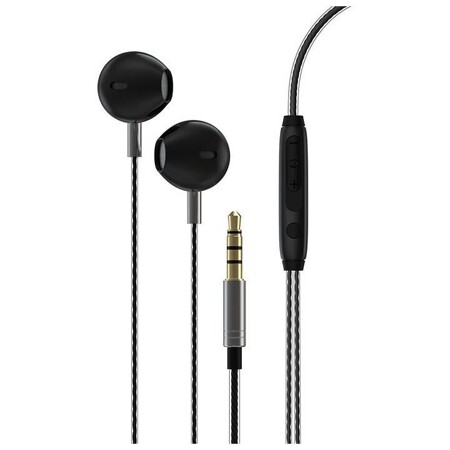 Devia Metal In Ear Headphones, черные: характеристики и цены