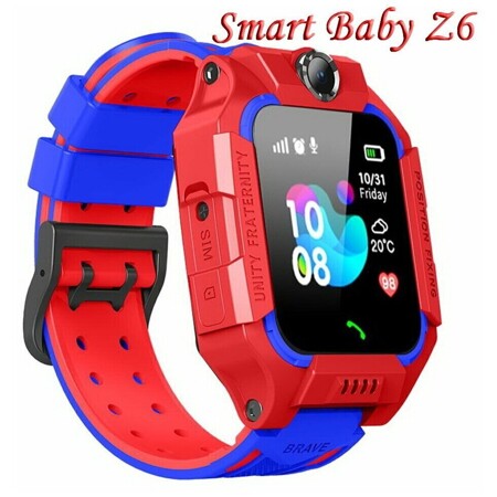 Смарт-часы Smart Baby Z6, GPS, красные: характеристики и цены