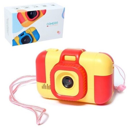 Детский фотоаппарат "Лучший фотограф", цвет красный: характеристики и цены