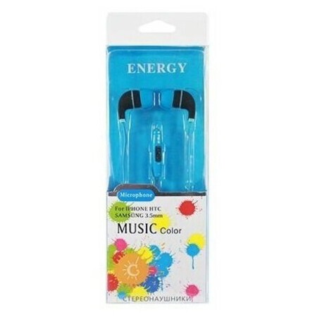 Energy 2213, микрофон, кабель 1.2м, цвет: синий: характеристики и цены