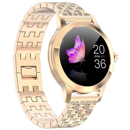 Kingwear Женские умные часы Lemfo G1 (Золотистый): характеристики и цены
