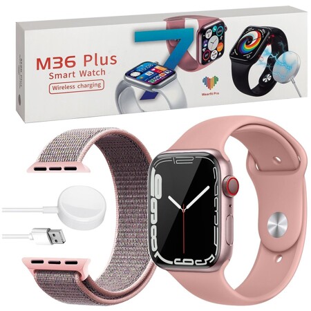 Умные часы M36 Plus розовый: характеристики и цены