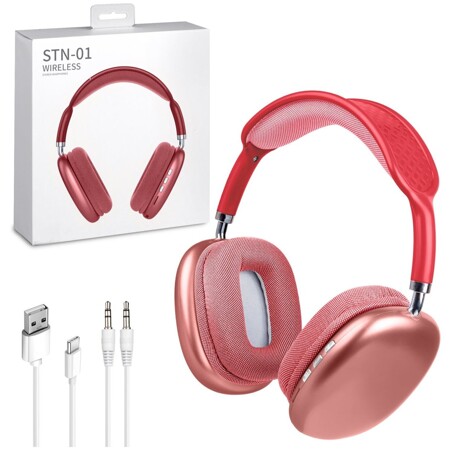 Наушники Bluetooth STN-01 красные: характеристики и цены