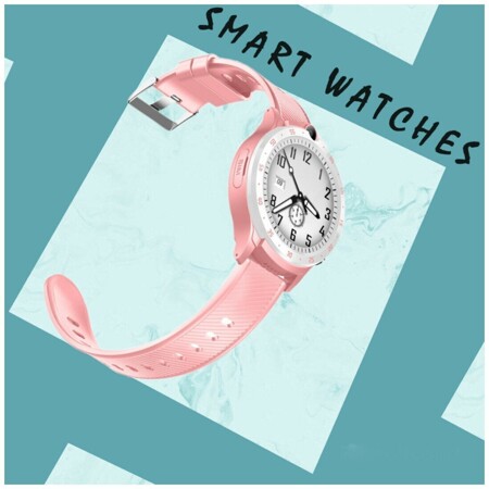Детские Смарт часы NEW GENERATION 4G с GPS / Умные браслет сим картой Nano и камерой / Часы с беспроводной зарядкой / Розовый: характеристики и цены