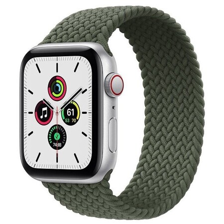 Apple Watch SE GPS + Cellular 44мм Aluminum Case with Braided Solo Loop: характеристики и цены