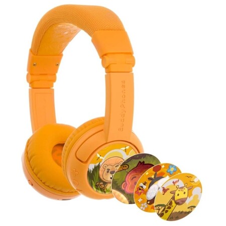 Onanoff BuddyPhones Play Plus sun yellow детские bluetooth-наушники с микрофоном: характеристики и цены