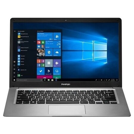 Prestigio SmartBook 141 C3 (Intel Atom x5 Z8350 1440MHz/14.1"/1366x768/2GB/32GB eMMC/DVD нет/Intel HD Graphics 400/Wi-Fi/Bluetooth/Windows 10 Home): характеристики и цены