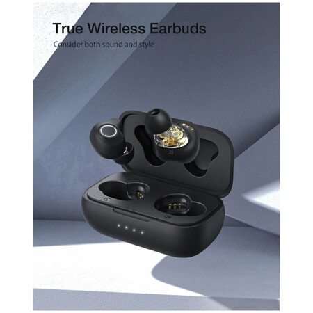 BlitzWolf BW-FYE13 TWS Bluetooth 5.2 Qualcomm 3040 APTX Earbuds Black: характеристики и цены