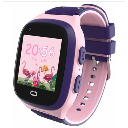 Умные детские часы 4G LTE smart watch /Series 2023/ скрытое видео наблюдения за детьми, GPS локатор, Sim карта, игры, фотокамера, микрофон, SOS / Розов: характеристики и цены
