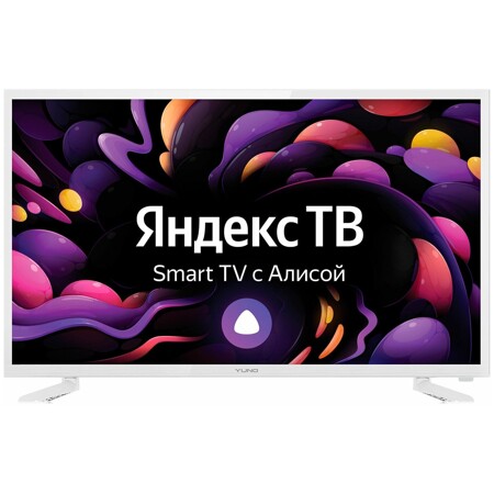 Yuno Яндекс. ТВ ULX-32TCSW2234 белый, диагональ экрана 31.5" (80 см), разрешение HD: характеристики и цены