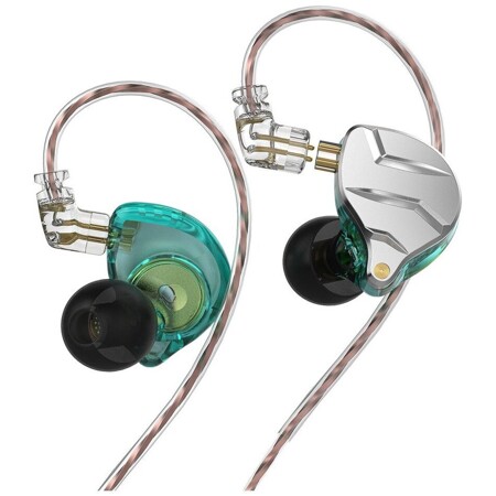 QKZ ZX1 Metal Dynamic1DD In-Ear Around-Ear HIFI Audio Наушники с шумоподавлением Съемный кабель: характеристики и цены