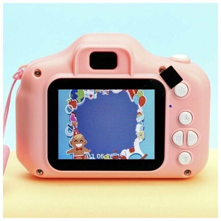 Фотоаппарат детский, розовый, 8 х 6 см: характеристики и цены