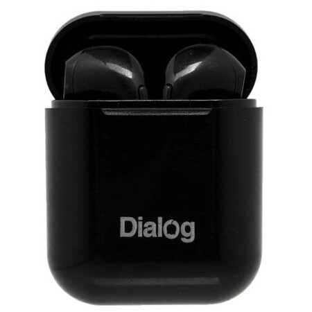 Наушники Dialog ES-25BT, беспроводные, вкладыши, микрофон, BT v5.0, 45/300 мАч, черные: характеристики и цены