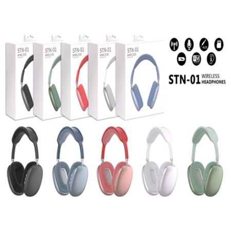 Наушники Bluetooth STN-01 Серебро: характеристики и цены