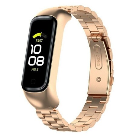 Стальной браслет для Samsung Galaxy Fit 2 SM-R220 (розовое золото): характеристики и цены