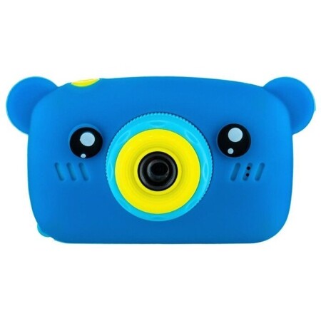 GSMIN Fun Camera Bear со встроенной памятью и играми (Сине-голубой): характеристики и цены