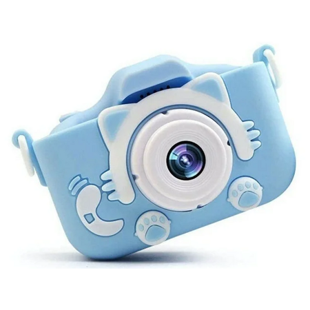Children's Fun Camera Cute Kitty, голубой + селфи-камера: характеристики и цены